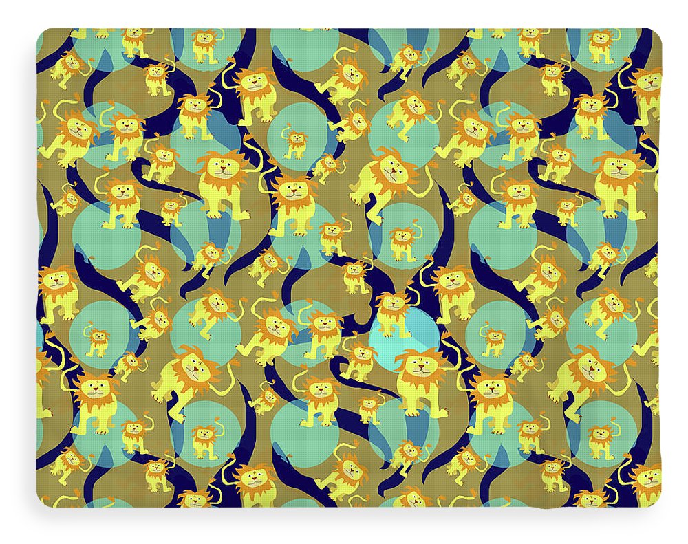 Lion Pattern - Blanket