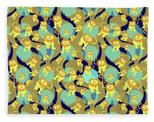 Lion Pattern - Blanket