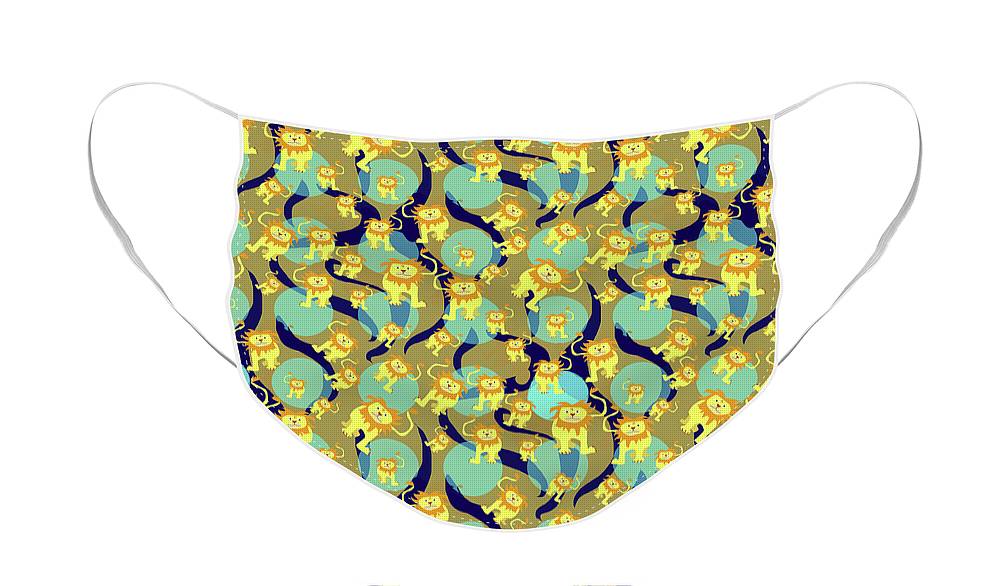 Lion Pattern - Face Mask