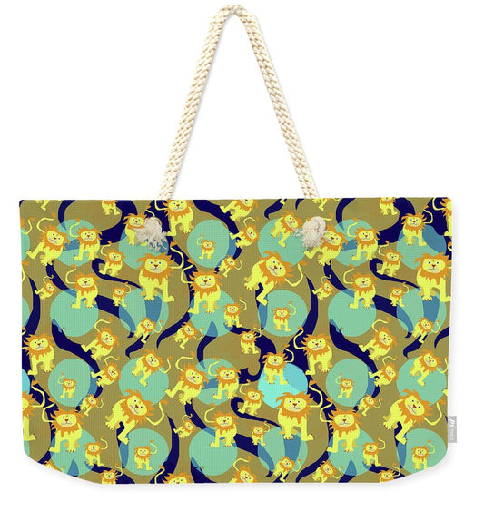 Lion Pattern - Weekender Tote Bag