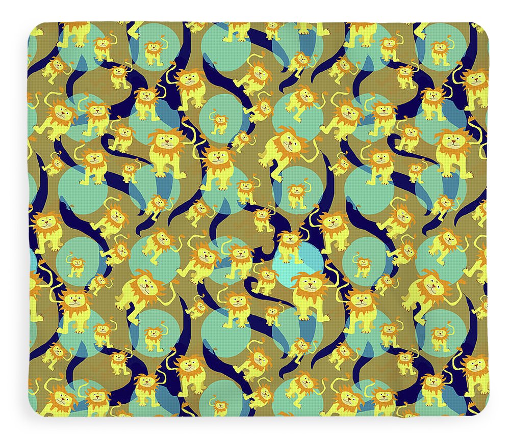 Lion Pattern - Blanket