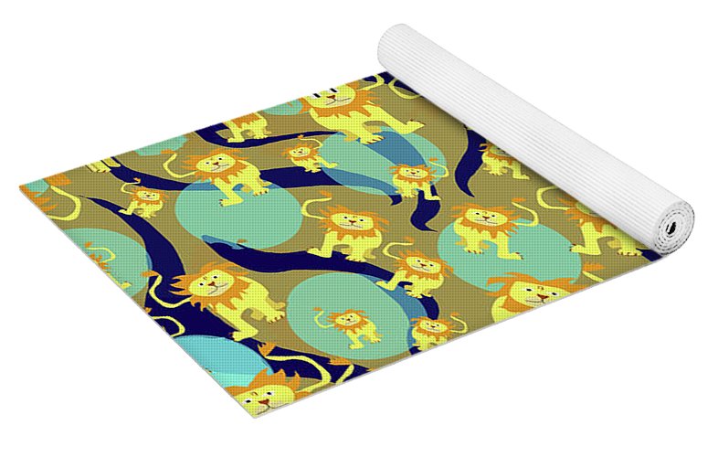 Lion Pattern - Yoga Mat