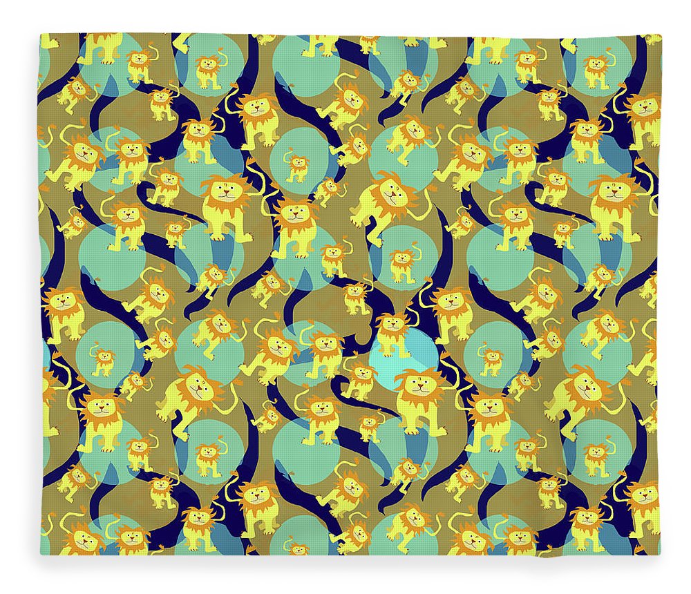 Lion Pattern - Blanket