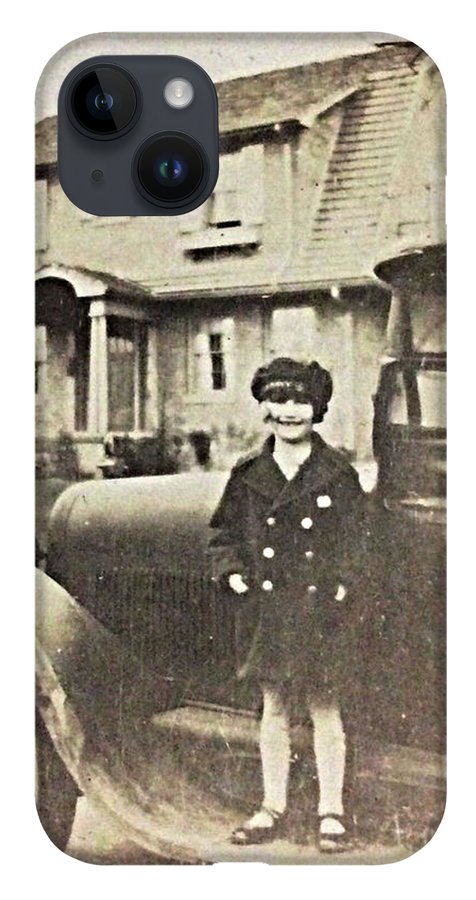 Little 1920s Girl With Car - Phone Case
