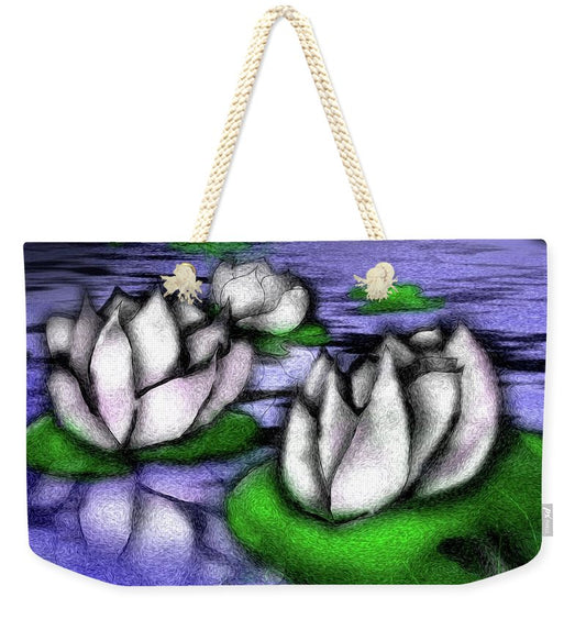 Little Lotus Pond - Weekender Tote Bag