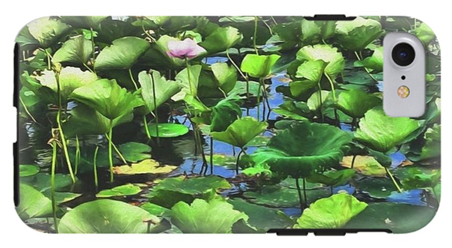 Lotus With Pink Blossom - Phone Case