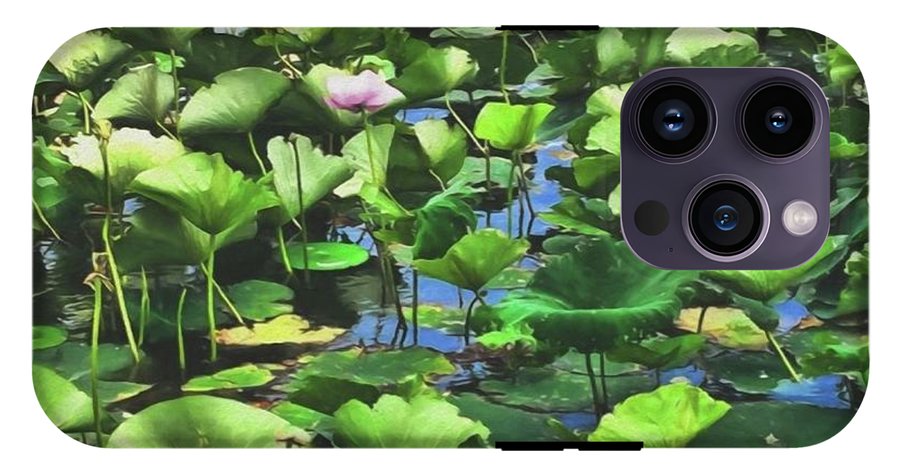 Lotus With Pink Blossom - Phone Case