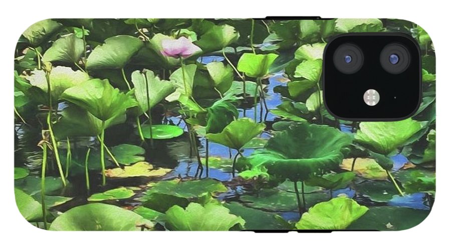Lotus With Pink Blossom - Phone Case
