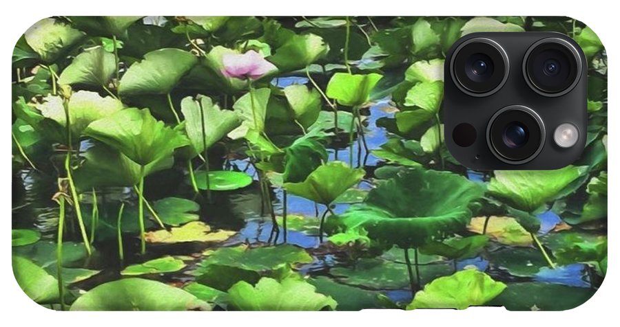 Lotus With Pink Blossom - Phone Case