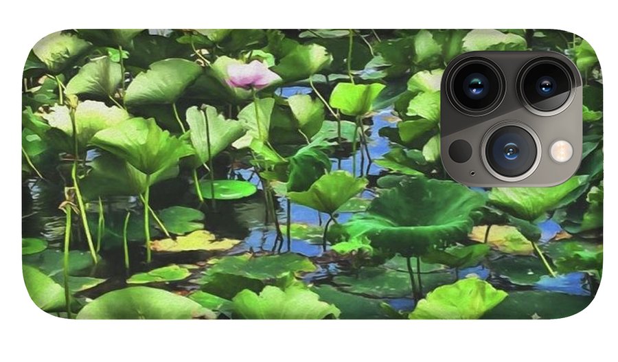 Lotus With Pink Blossom - Phone Case