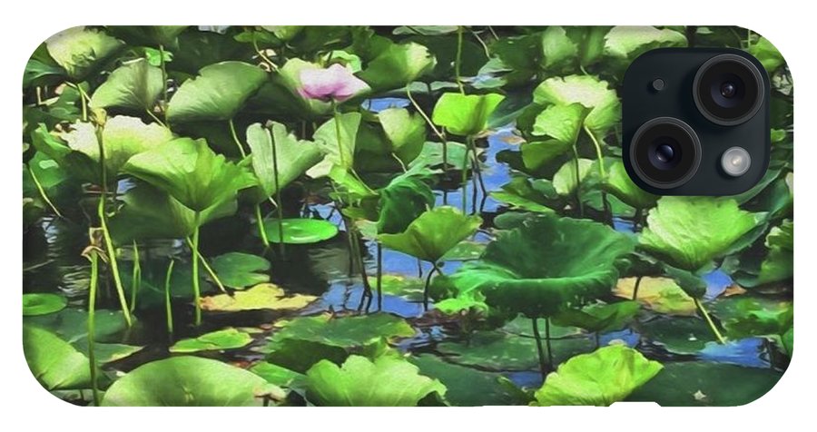 Lotus With Pink Blossom - Phone Case