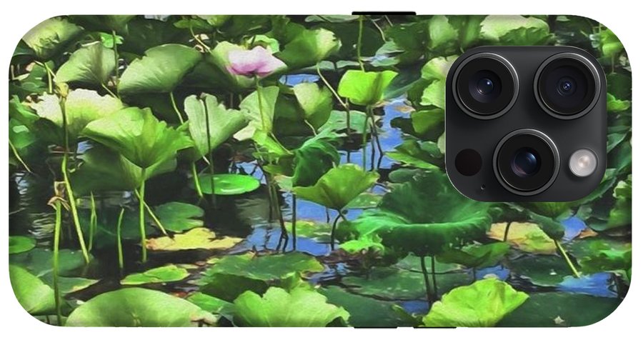 Lotus With Pink Blossom - Phone Case