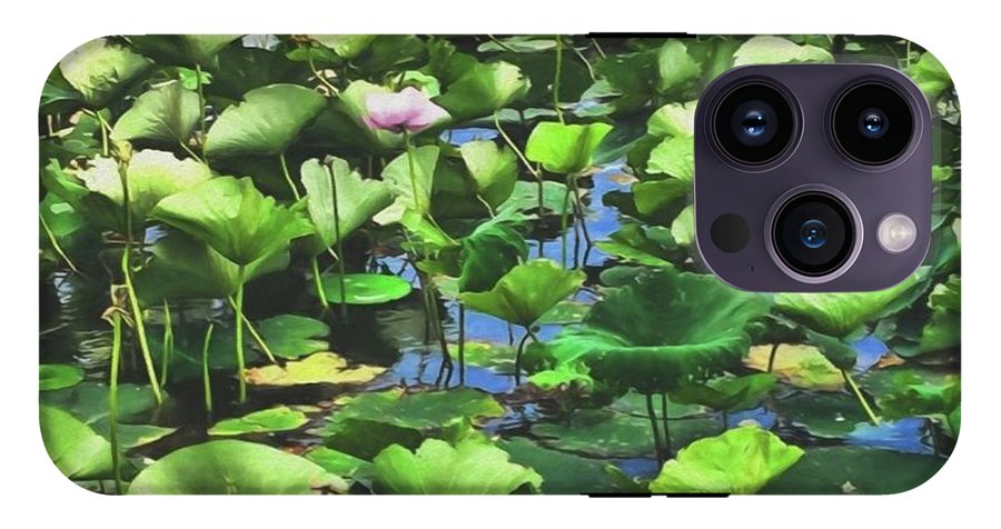Lotus With Pink Blossom - Phone Case