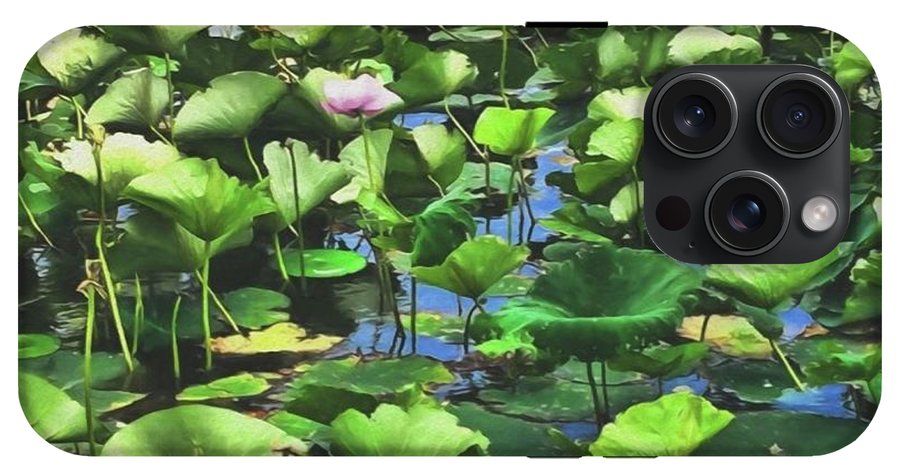 Lotus With Pink Blossom - Phone Case