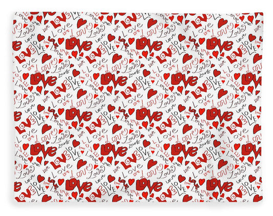 Love and Hearts - Blanket