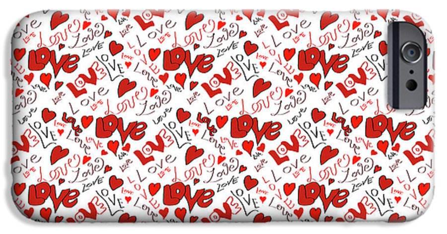 Love and Hearts - Phone Case