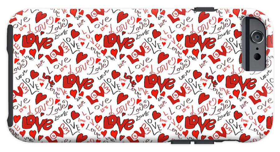 Love and Hearts - Phone Case