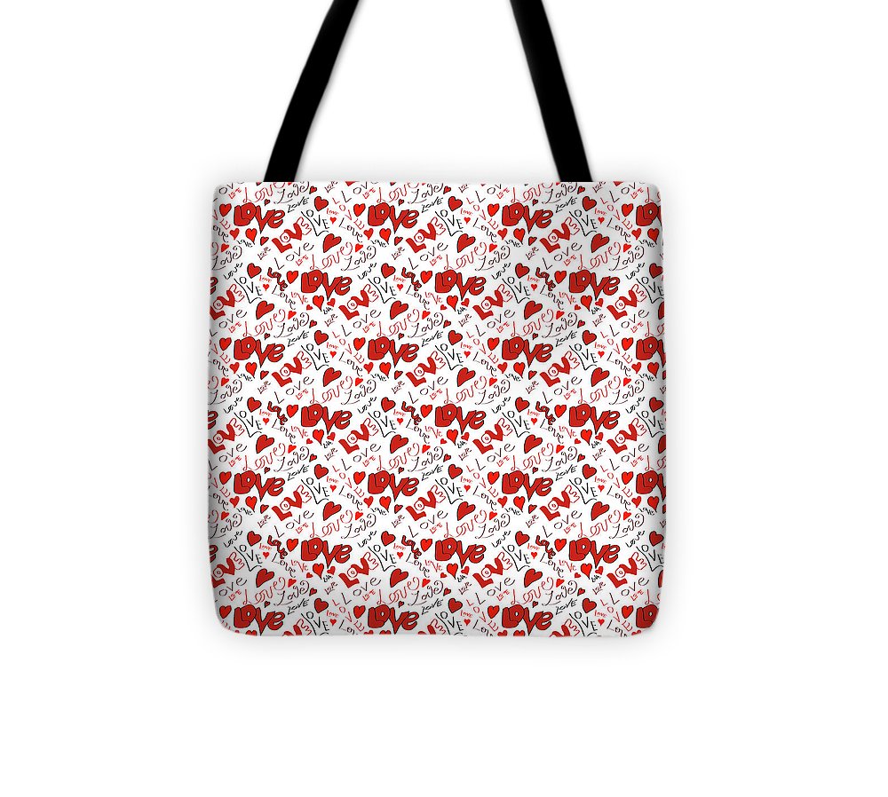 Love and Hearts - Tote Bag