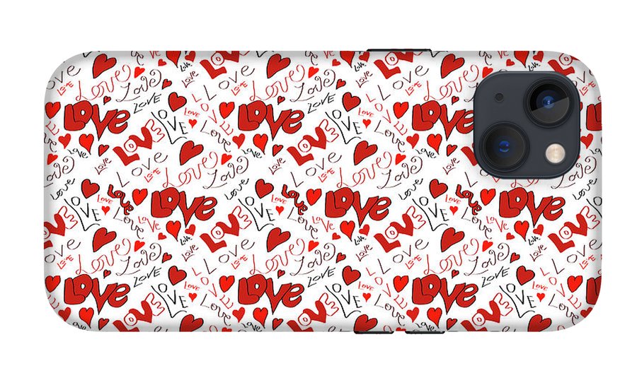 Love and Hearts - Phone Case