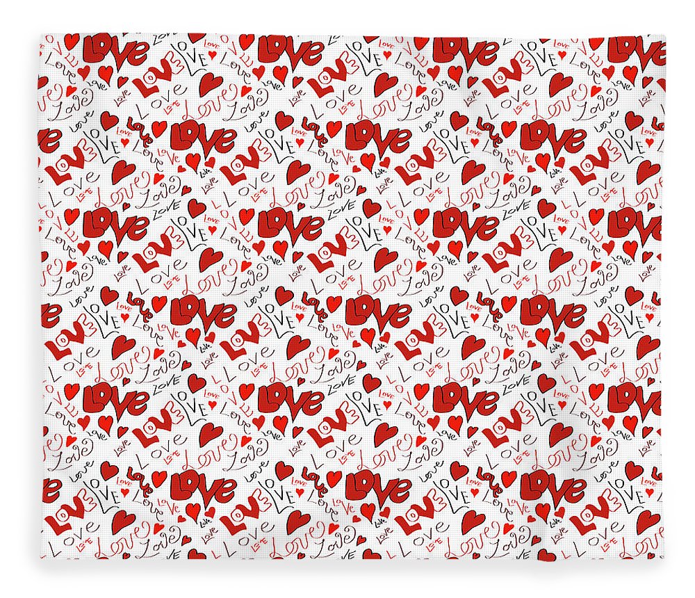 Love and Hearts - Blanket