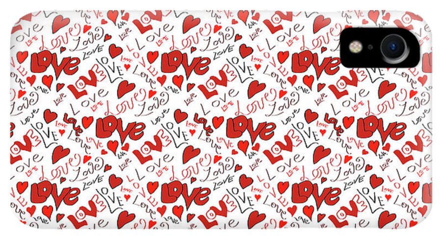 Love and Hearts - Phone Case