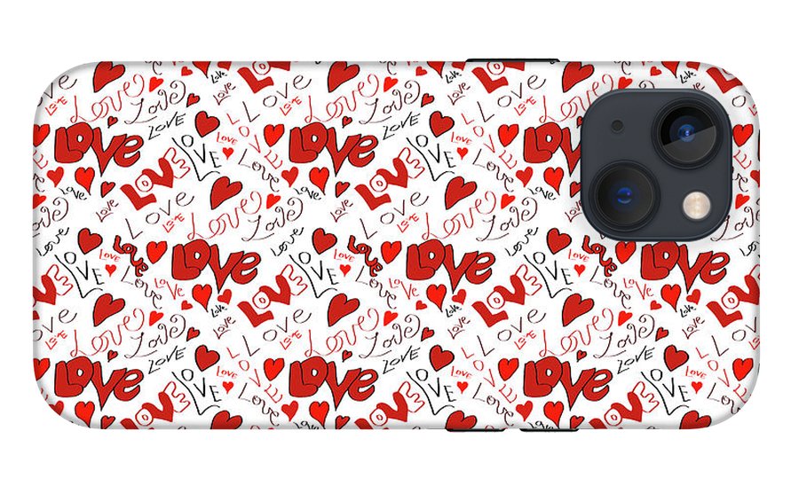 Love and Hearts - Phone Case