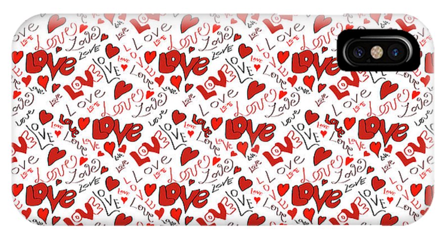 Love and Hearts - Phone Case