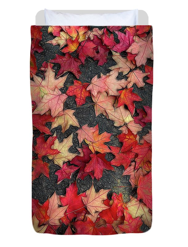 Maple Leaves In October 2 - Duvet Cover