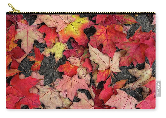 Maple Leaves In October 3 - Zip Pouch