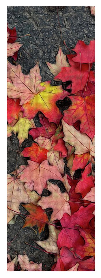Maple Leaves In October 3 - Yoga Mat