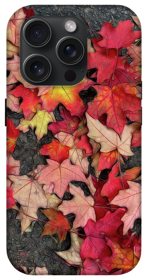 Maple Leaves In October 3 - Phone Case