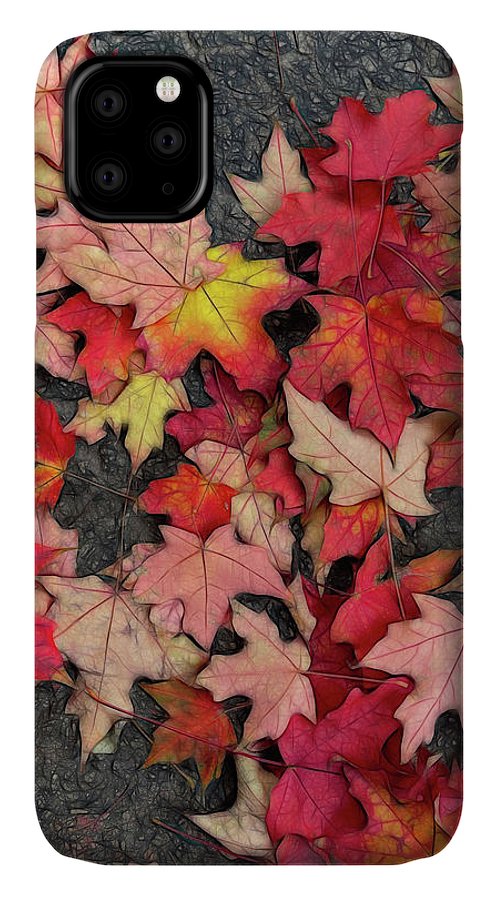 Maple Leaves In October 3 - Phone Case