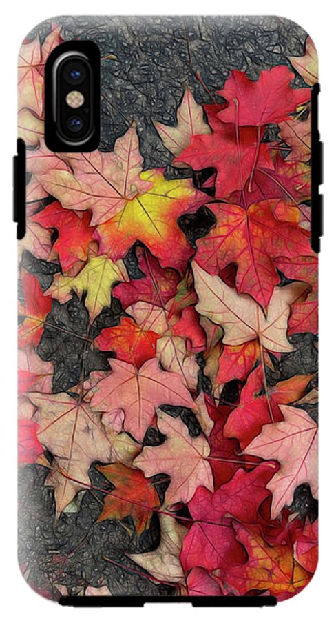 Maple Leaves In October 3 - Phone Case