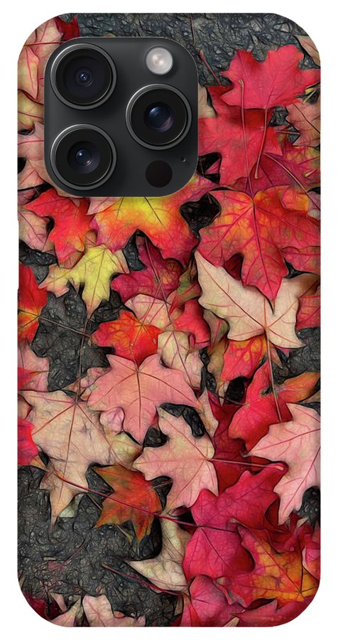 Maple Leaves In October 3 - Phone Case