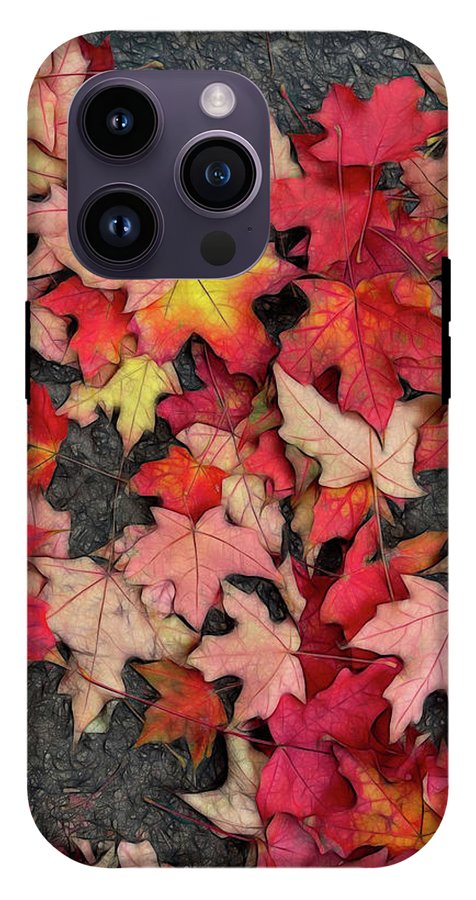 Maple Leaves In October 3 - Phone Case