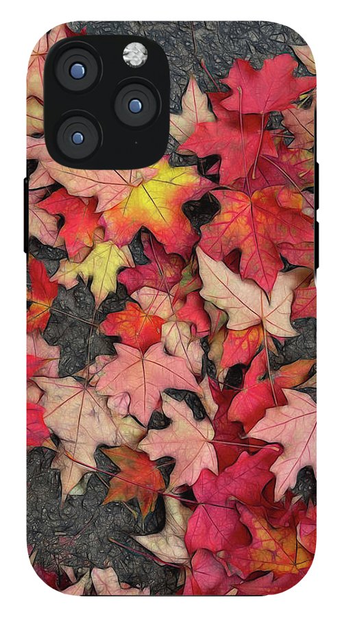 Maple Leaves In October 3 - Phone Case