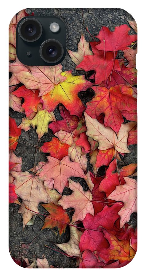 Maple Leaves In October 3 - Phone Case