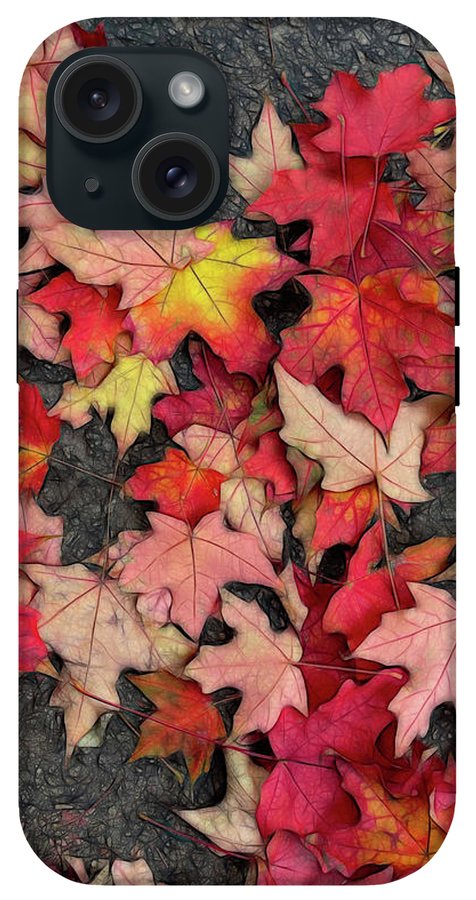 Maple Leaves In October 3 - Phone Case