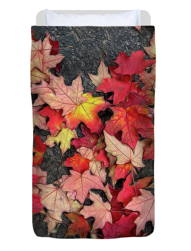 Maple Leaves In October 3 - Duvet Cover