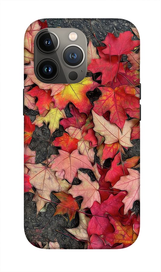 Maple Leaves In October 3 - Phone Case