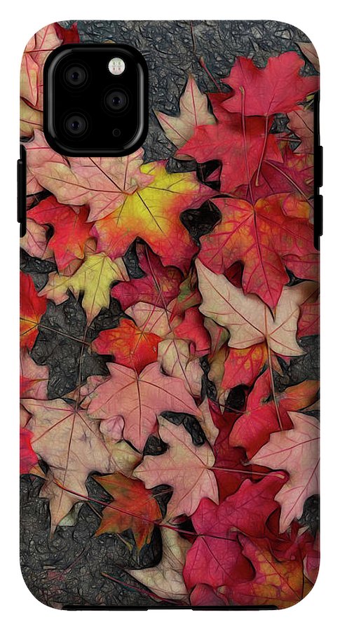 Maple Leaves In October 3 - Phone Case