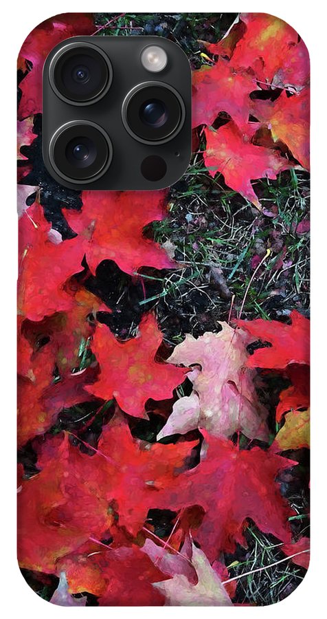 Maple Leaves In October 5 - Phone Case