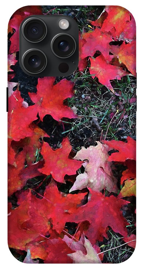 Maple Leaves In October 5 - Phone Case