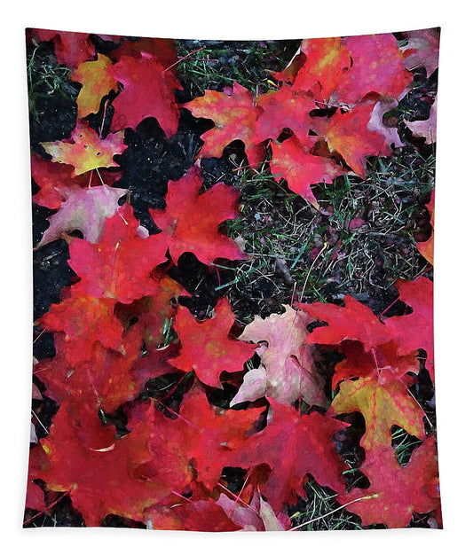 Maple Leaves In October 5 - Tapestry