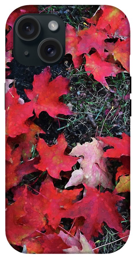 Maple Leaves In October 5 - Phone Case