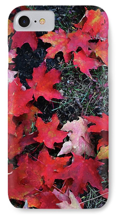 Maple Leaves In October 5 - Phone Case