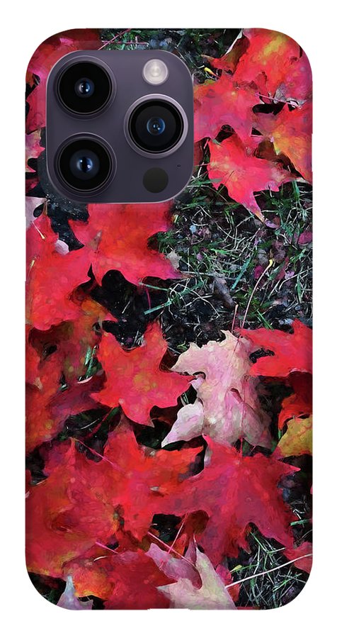 Maple Leaves In October 5 - Phone Case