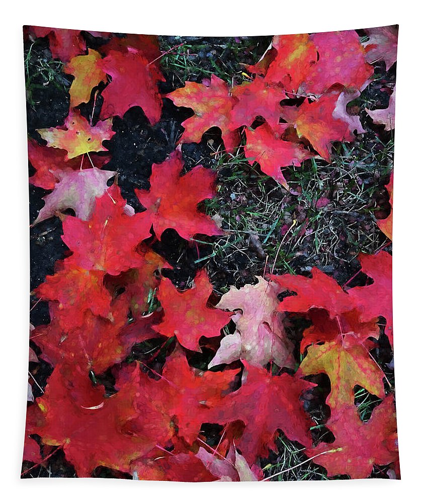 Maple Leaves In October 5 - Tapestry