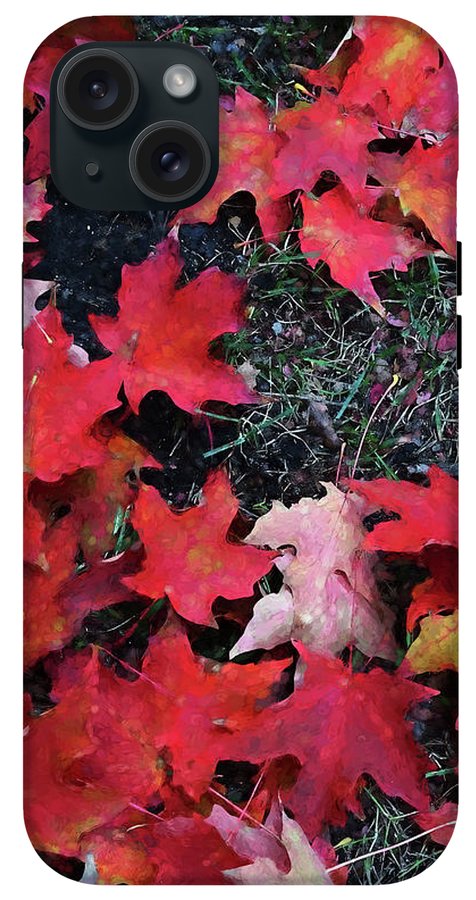 Maple Leaves In October 5 - Phone Case