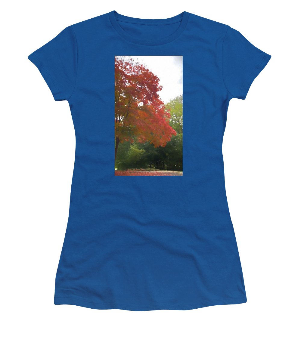 Maple Tree In October - Women's T-Shirt